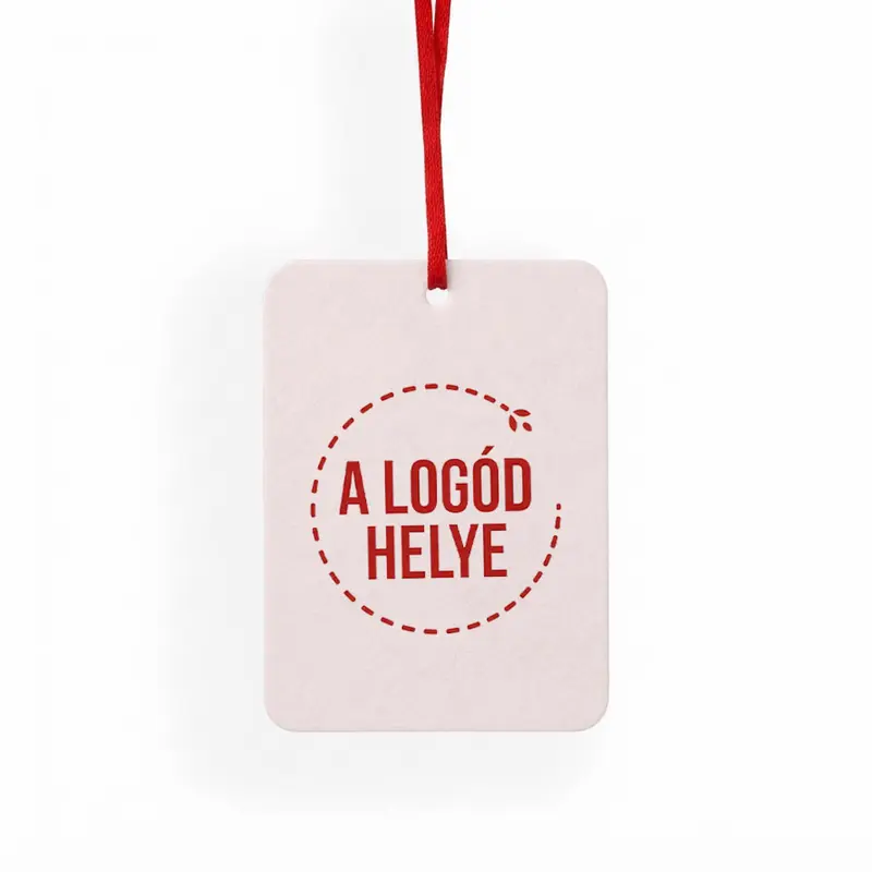 Logózott autóillatosító - téglalap 1